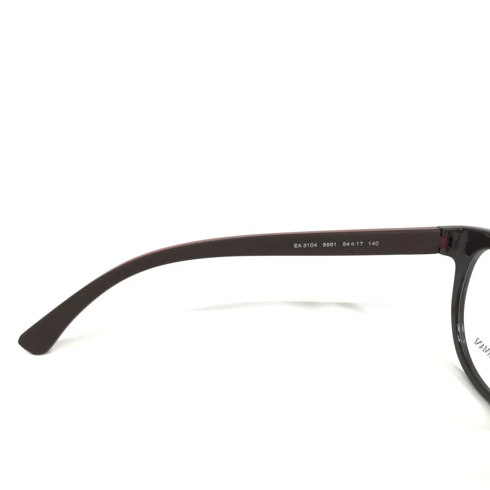 Emporio Armani Eyeglasses Frames EA3104 5561 Dark Brown Red Cat Eye 54-17-140